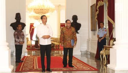 Direktur IMF bertemu jokowi
