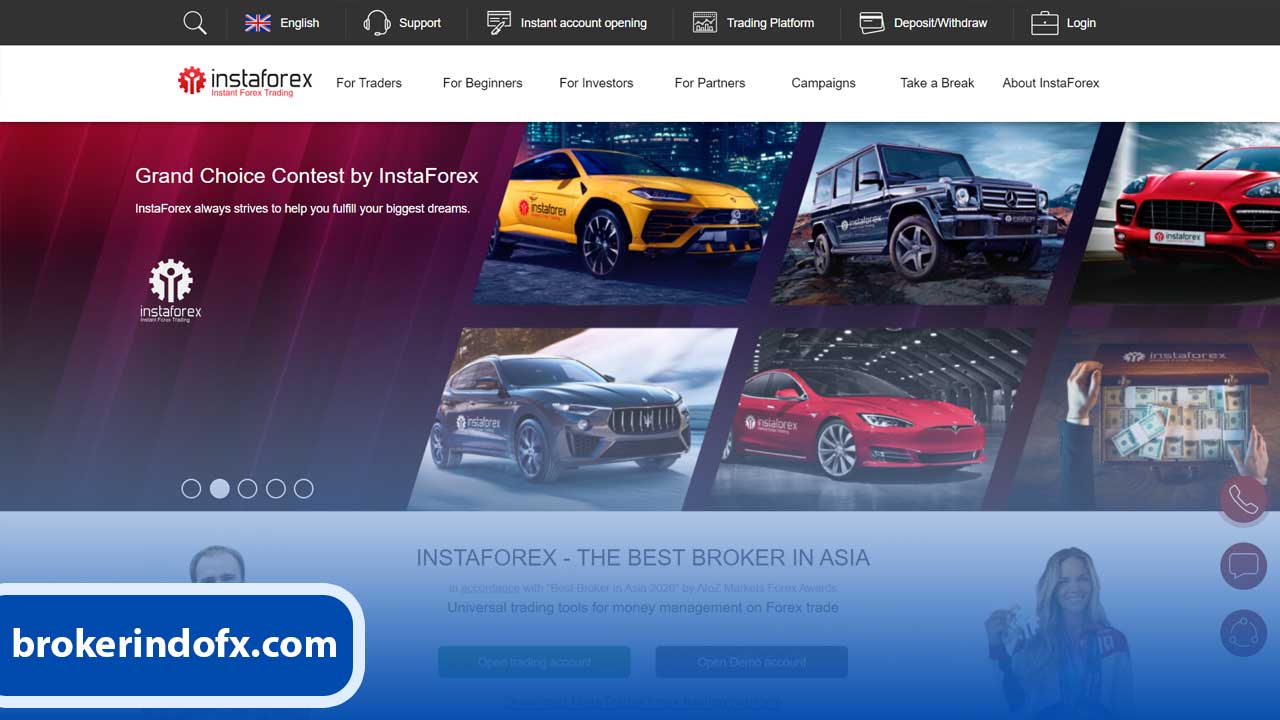 broker forex spread tipis Instaforex 