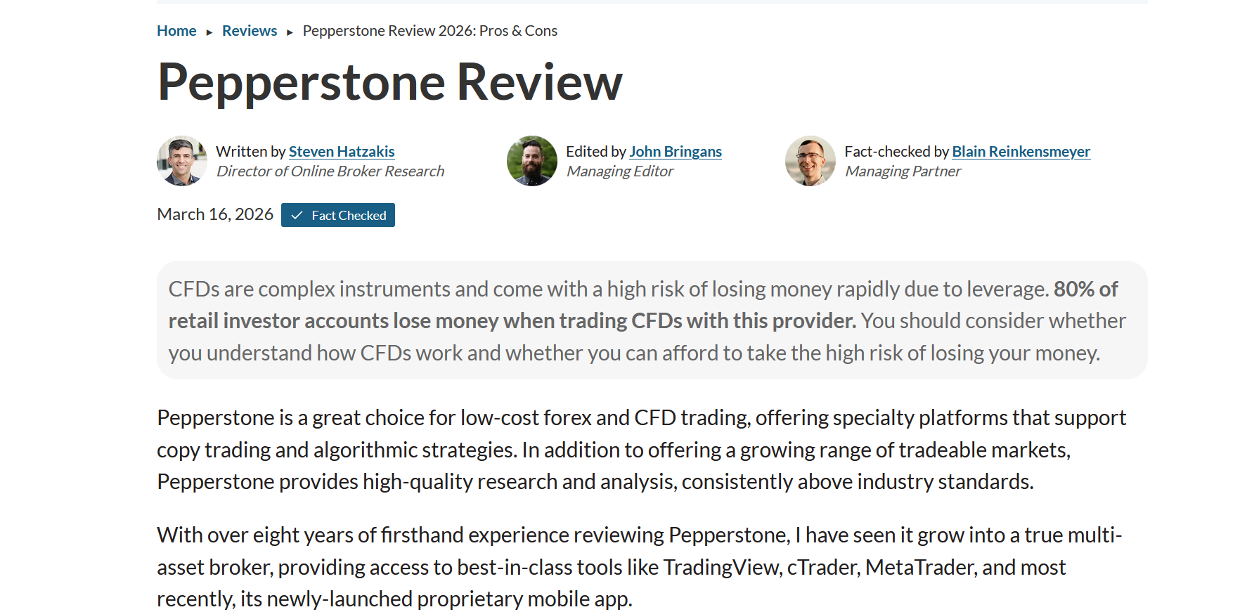 Pepperstone