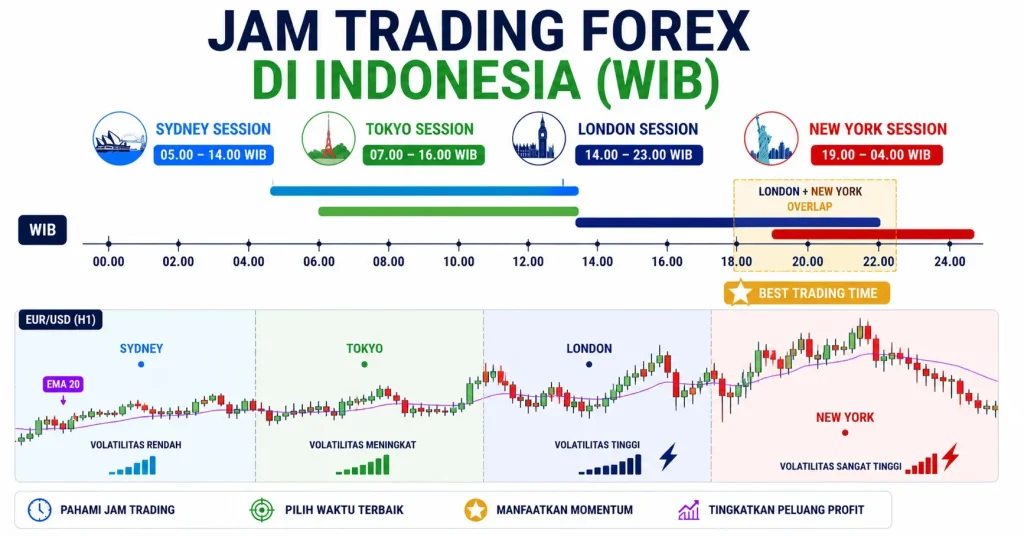 Jam Trading Forex Terbaik