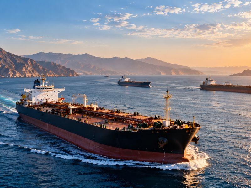 Kapal Tanker Pengiriman Minyak Selat Hormuz