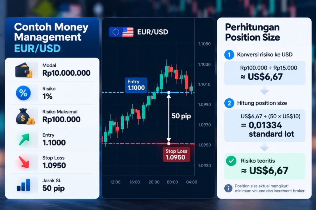 Contoh Money Management Eurusd