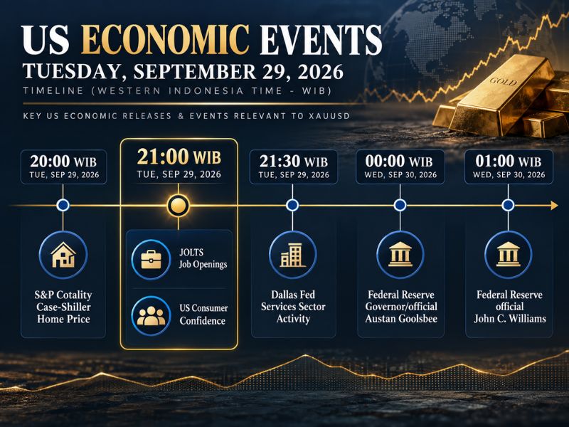 Jadwal News Xauusd 29 September 2026 Wib